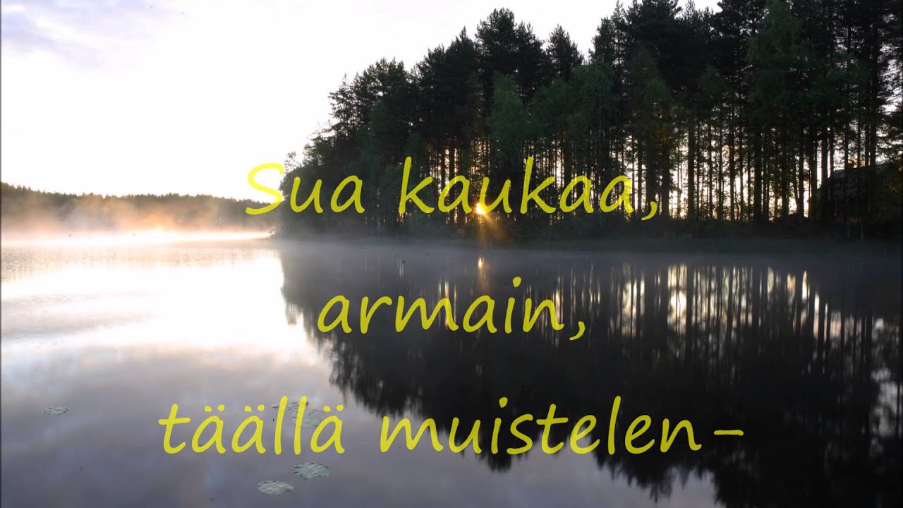 Ilkka Hemming- Äänisen aallot (Sanat)