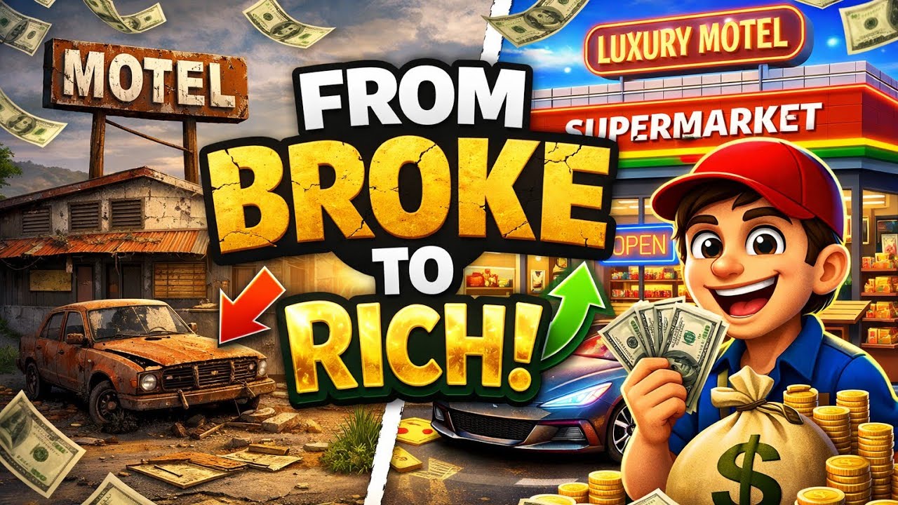 Supermarket & Motel Simulator 2026 | Manage Supermarket, Motel & Gas Station!