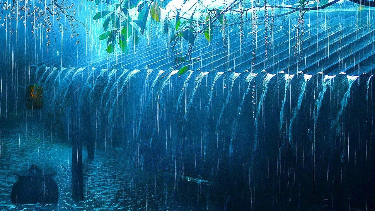 🔴 Heavy Rain to Sleep FAST – Insomnia Relief Rainstorm to Block Noise & Relax Instantly