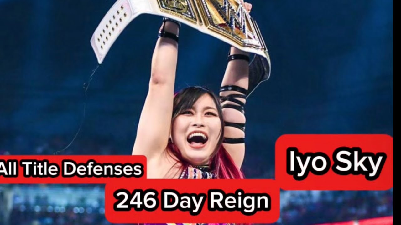 Every WWE Womens Championship Title Defense of Iyo Sky’s 1st Reign (246 Days)