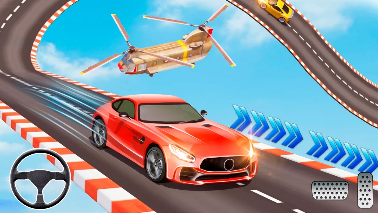 Mega Ramp Car Racing Master 3D - Car Stunts Tracks Racing 3D - Android GamePlay