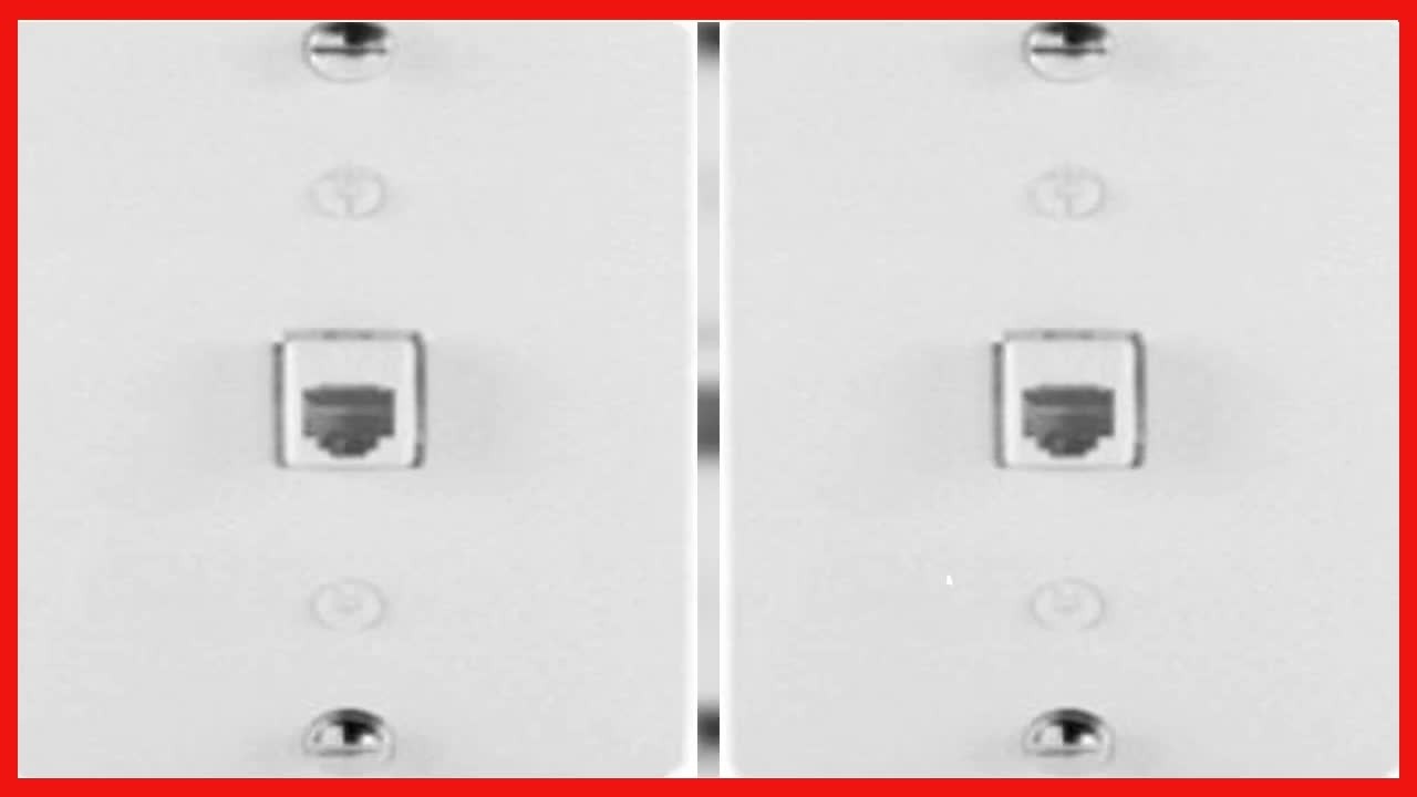 Convenient Pre Configured Phone Wall Plate for Easy Telephone Access