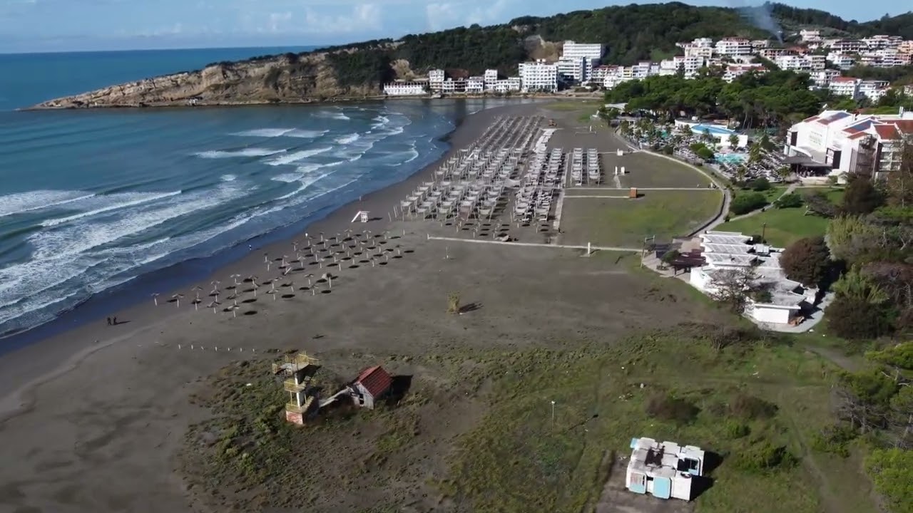 Long Beach / Plazha e Madhe, Ulqin/Ulcinj, Montenegro | Drone footage