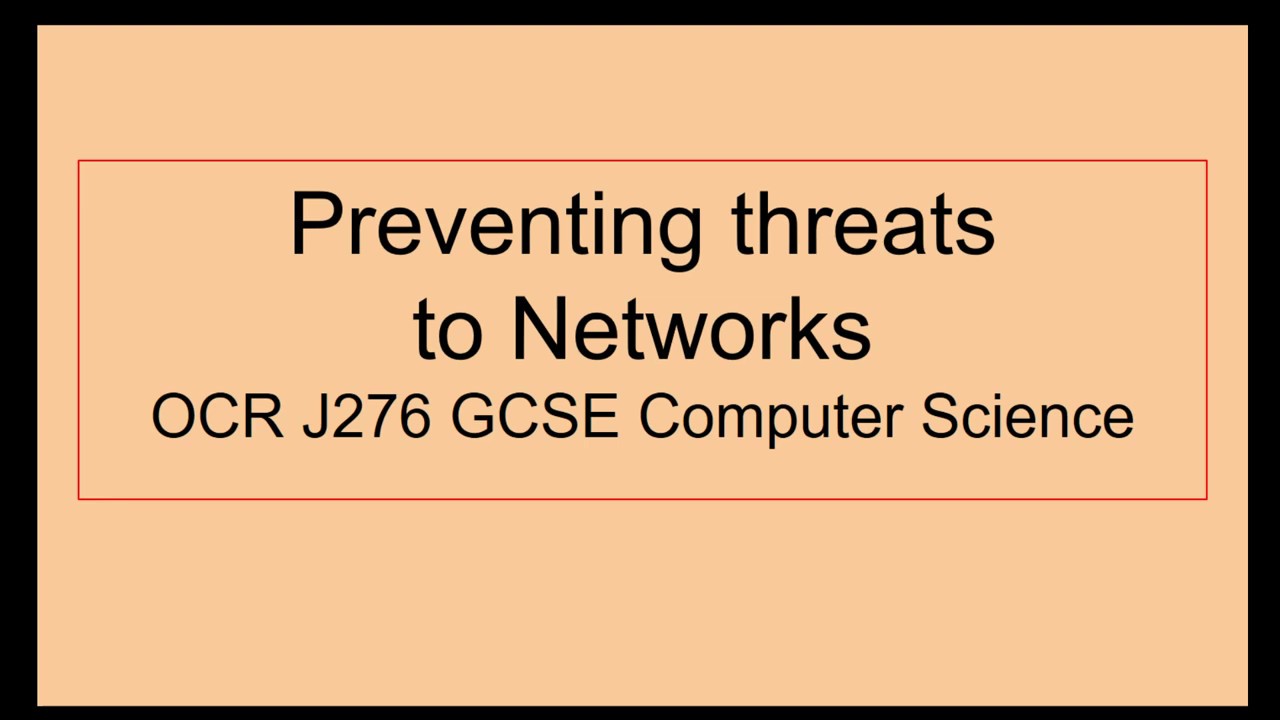 Preventing Network Threats
