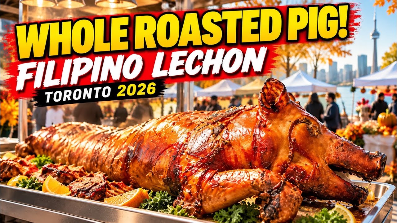 ЦЕЛЫЙ ЖАРЕНЫЙ ПОРОСЕНОК! 🐷🔥 | Wilson's Lechon на осенней ярмарке в Торонто 2026