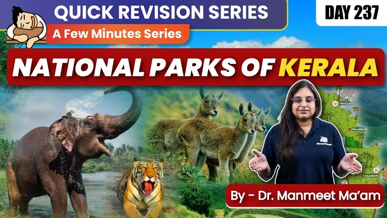 National Parks of KERALA  for PRELIMS 2023