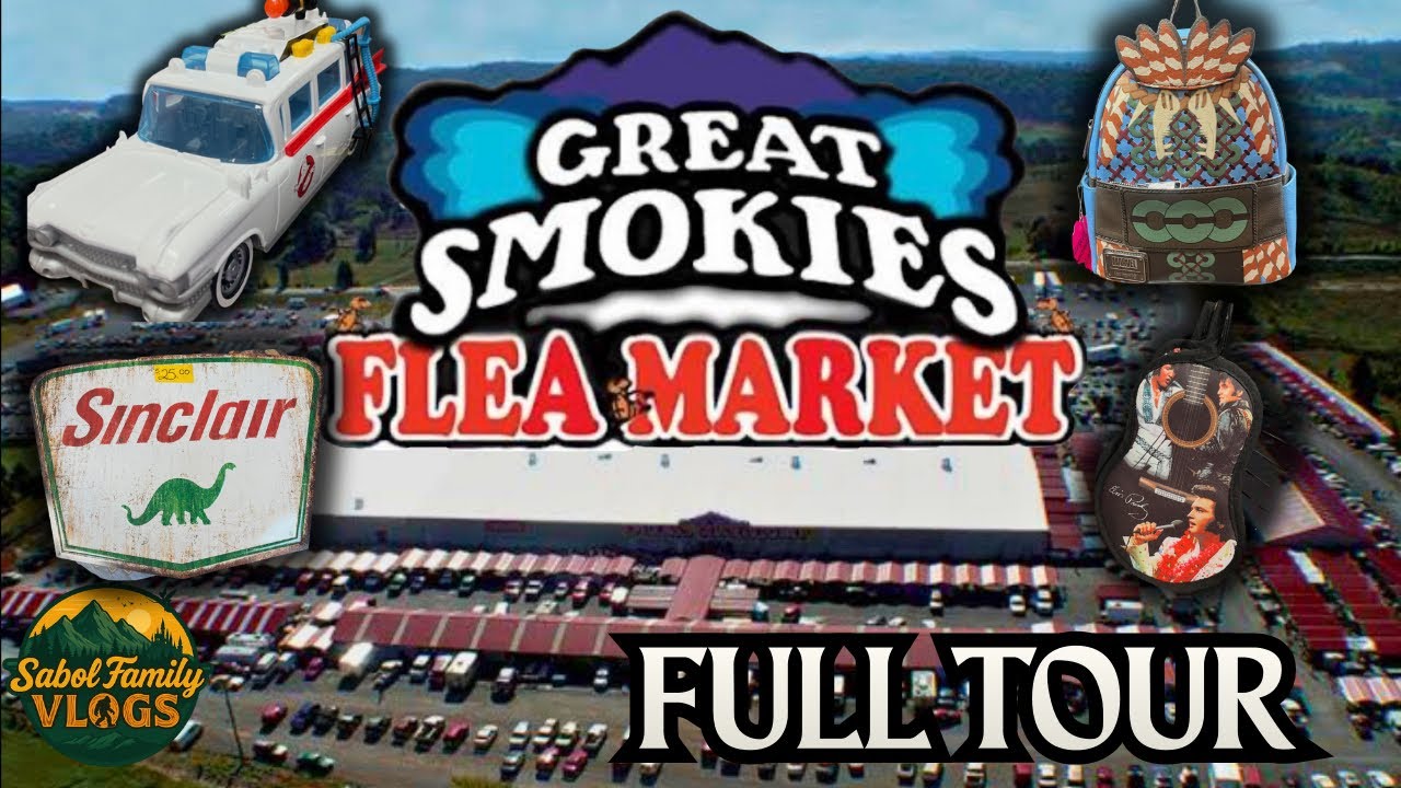 ПОЛНЫЙ ТУР ПО БЛОШИНОЙ РЫНКУ GREAT SMOKIES | Редкие коллекционные предметы! Покемоны, Disney, вин...