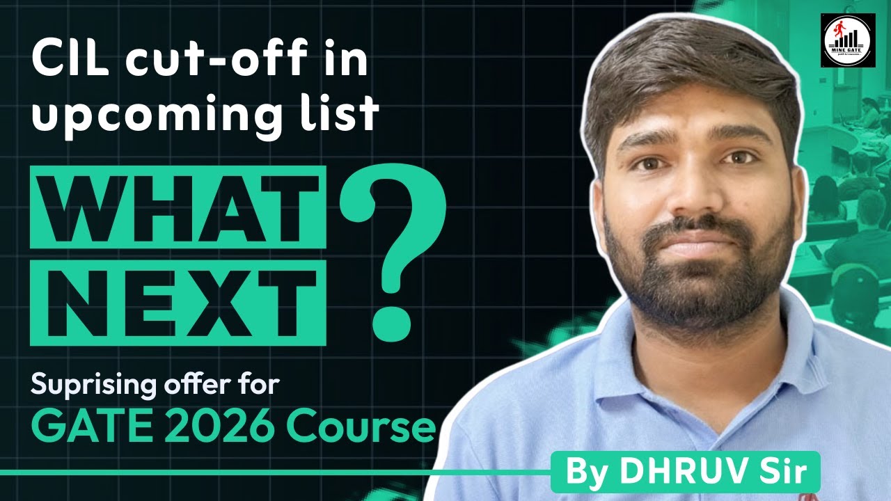 Coal India Cut off | What next ? | NTPC Vacancy | GATE Mining 2026 #minegate