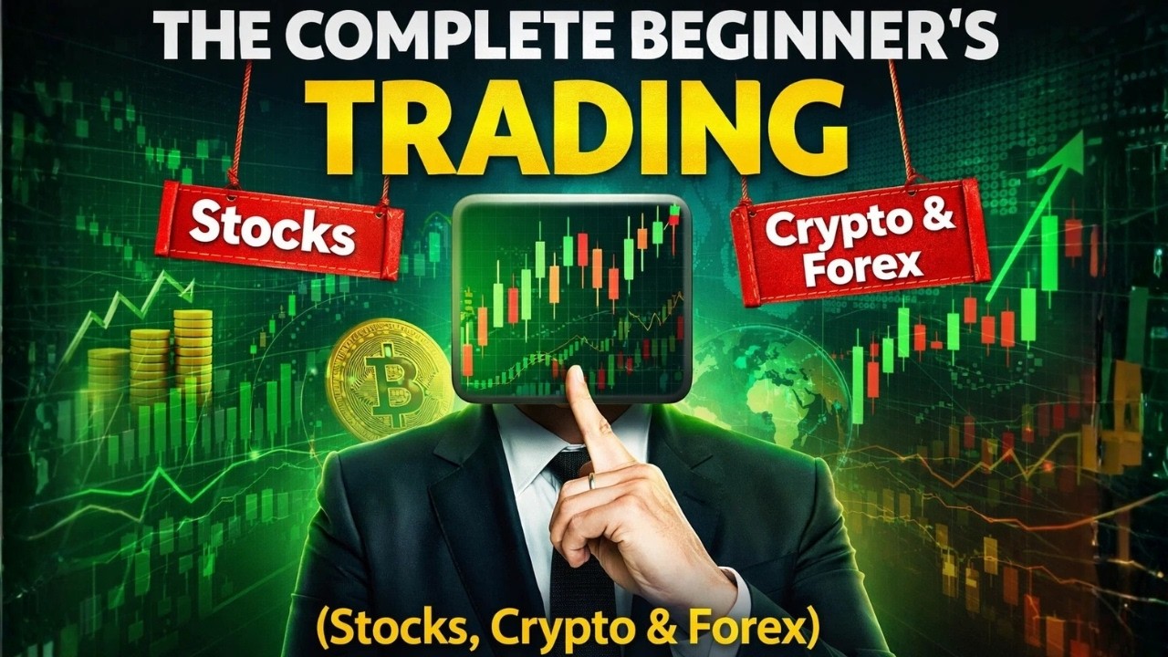 &ldquo;The Complete Beginner&rsquo;s Guide to Trading (Stocks, Crypto & Forex)&rdquo;