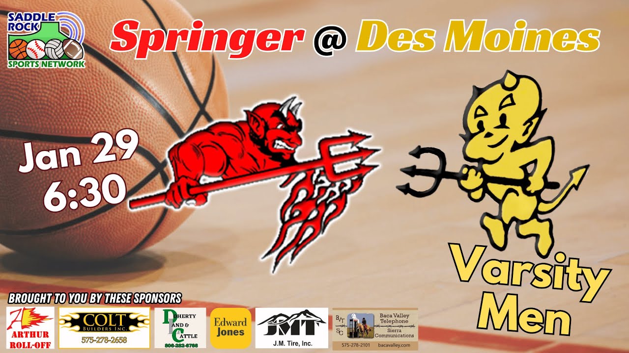 Springer @ Des Moines - Varsity Men - Jan 29, 2026