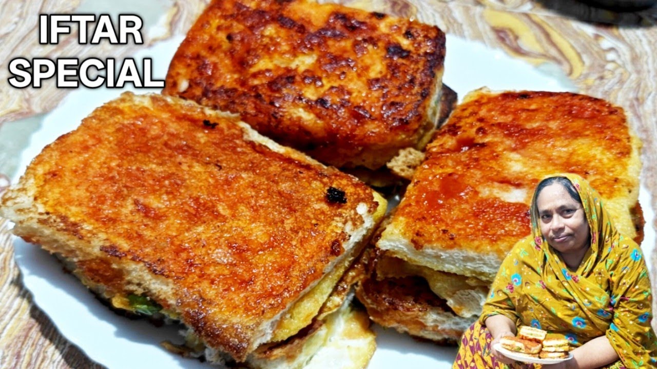 Easy Bread Sandwich Recipe | Quick 5-Minute Breakfast | IFTAR SPECIAL RECIPE | IFTAR SNACKS RECIPE 