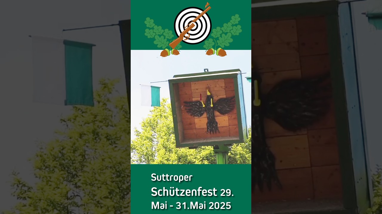 Zeitraffer Sch&uuml;tzenfest Suttrop 2024 - Vogelschie&szlig;en #sch&uuml;tzenfest #terminschutzenfest25
