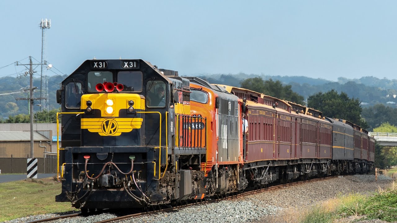 The Royal Train Visits Warrnambool! (SRHC Captain's Choice Warrnambool Charter) | X31, A66