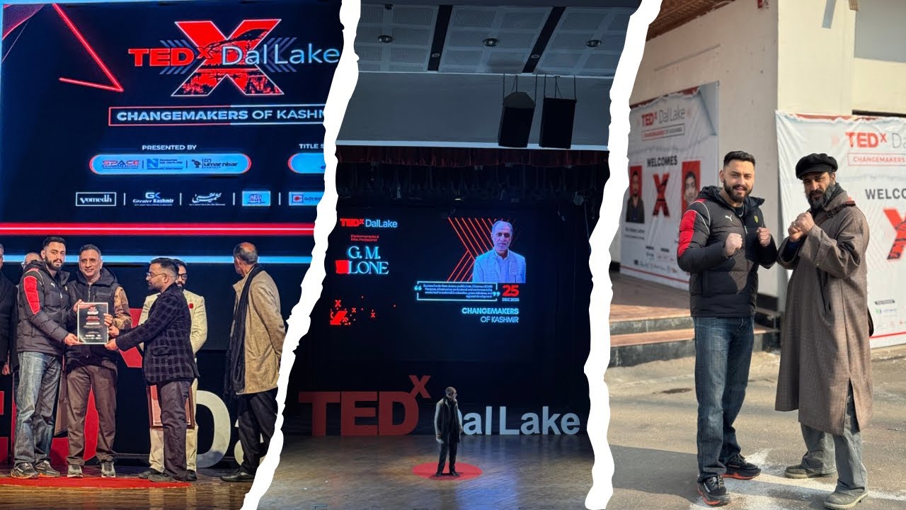 KASHMIR KE LEGENDS?! 🤯|Who Did We Meet at TEDx Dal Lake?! 🤯|We Didn’t Expect to Meet Them😱 