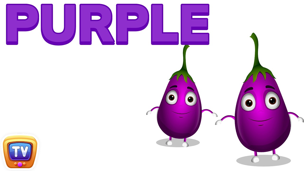 The PURPLE Color Song | Learn Colours | Preschool Colors Nursery Rhymes | ChuChu TV
