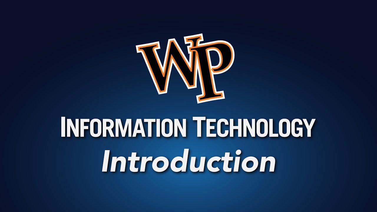 WPU Information Technology Introduction
