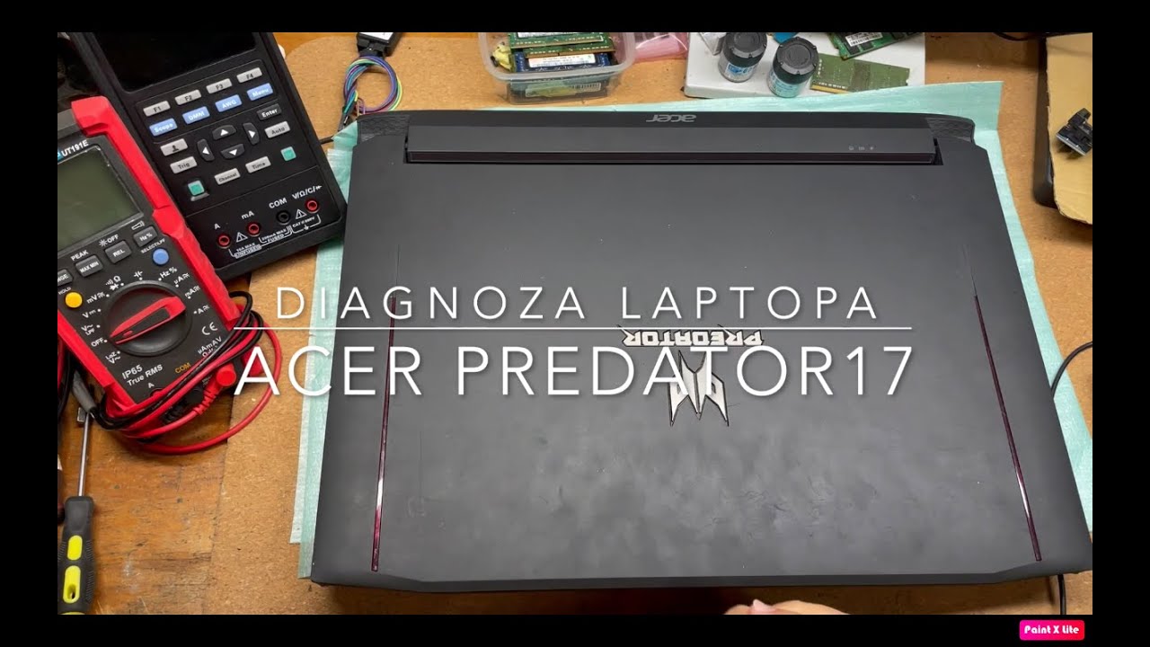 Diagnoza laptopa Acer Predator  17 część 1