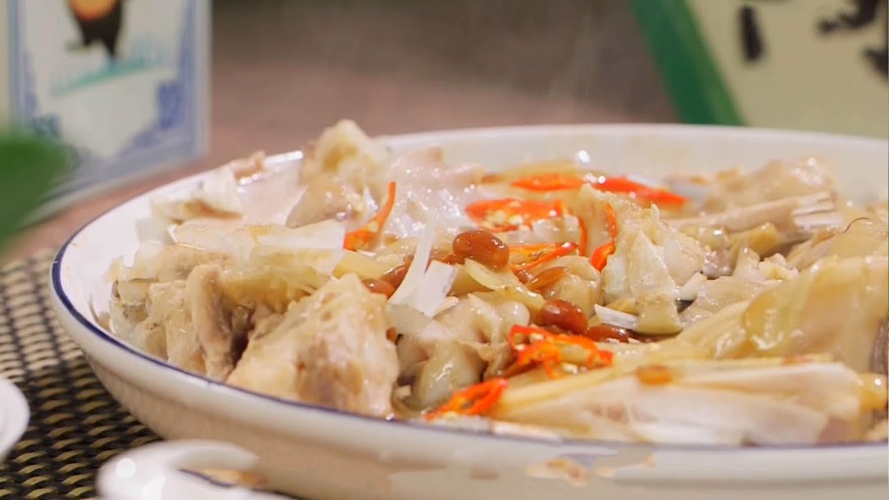 阿爺廚房食譜 | 麵醬酸薑蒸魚雲
