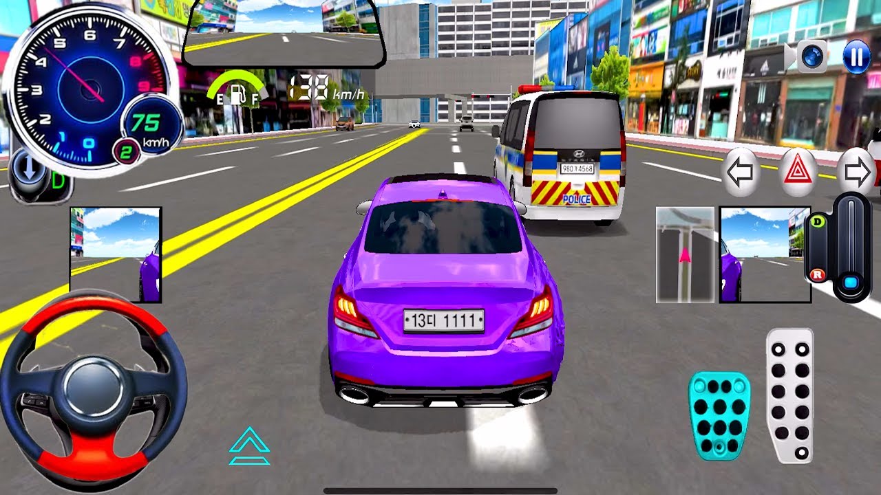 New Mercedes Car Driving - VS Police Car 3D Driving Class Gameplay