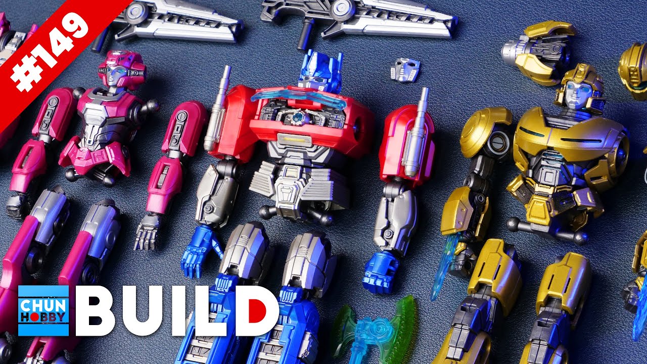 Transformers Speed Build! ONE Optimus Prime + Bumblebee + Elita!! | BLOKEES | Beat Build