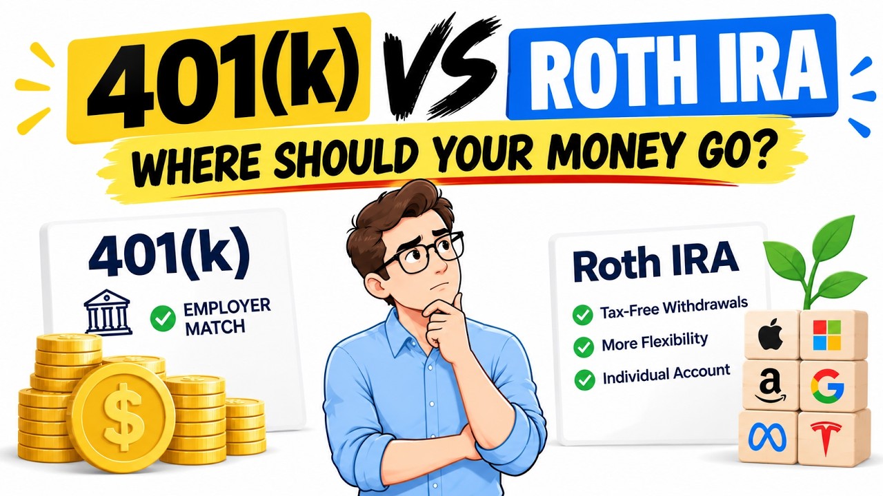 401(k) vs Roth IRA: What's the Difference?