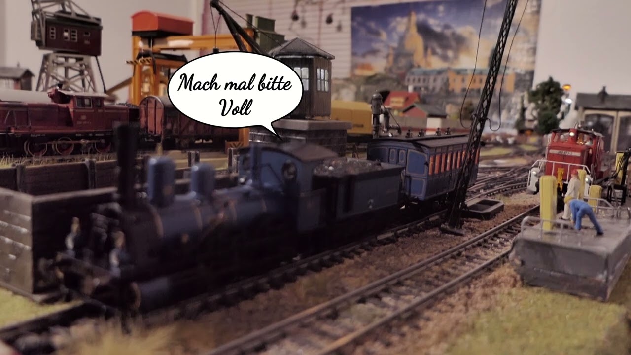 Der König Ludwig Zug ist modernisiert worden und tritt jetzt die Heimfahrt an