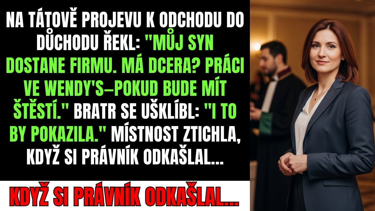 Na Tátově Projevu K Odchodu Do Důchodu Řekl 