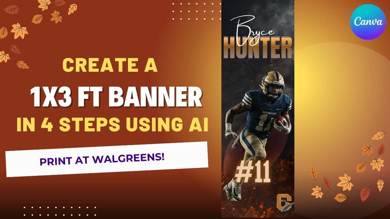 Create a 1x3 Ft Banner in 4 Steps Using AI