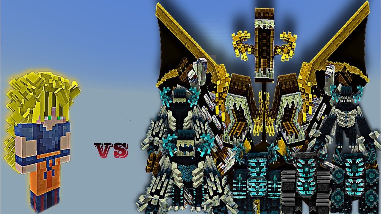Goku vs Warden Plus | Minecraft Bedrock | Mob Battle