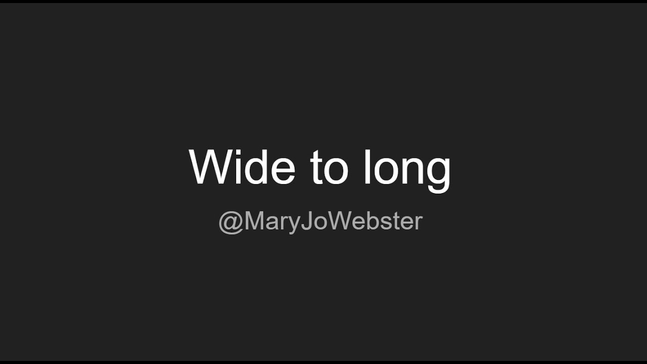 Converting wide data to long in Excel & Google Sheets