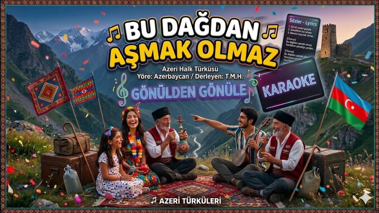 Olmaz olmaz olmaz (Bu dağdan aşmak olmaz) Karaoke Lyrics Altyapı Fonmüziği Enstrümantal Instrumental