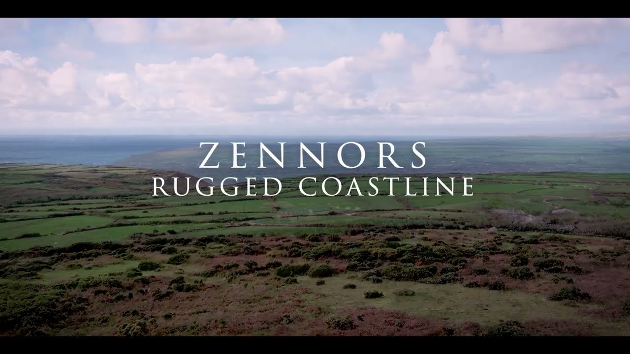 Zennors stunningly rugged coastline 4k