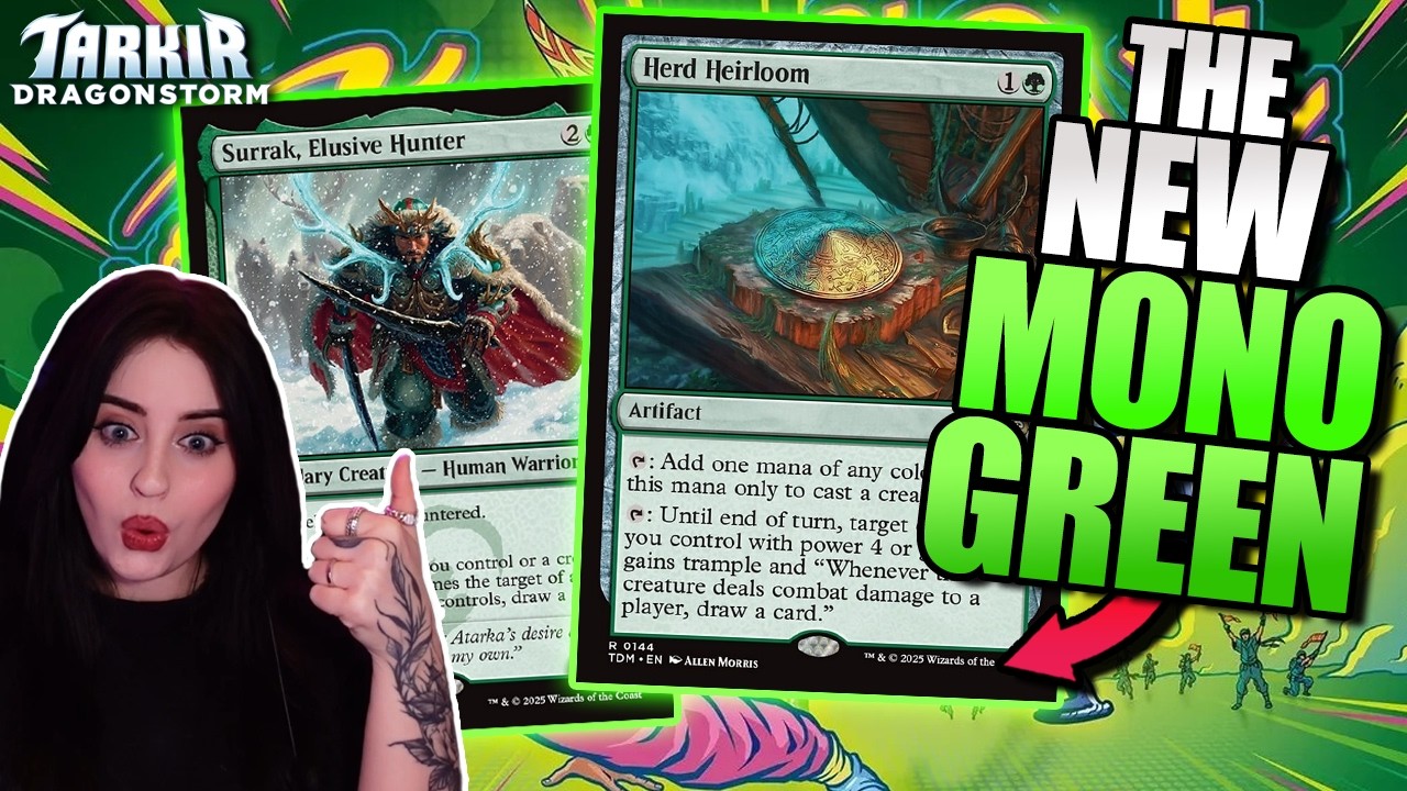 The STRONGEST Mono Green in YEARS!💚Tarkir Standard MTG Arena