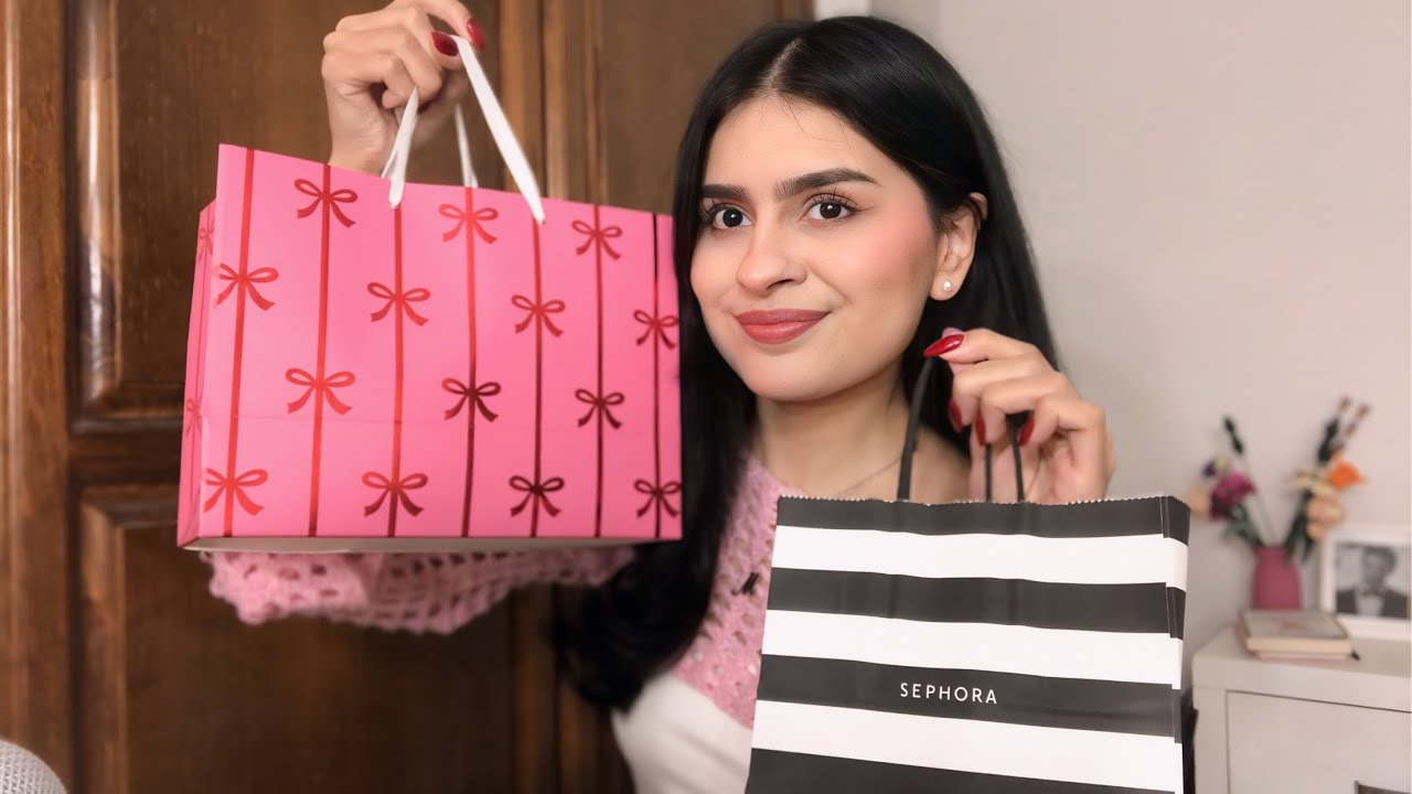 asmr | haul de navidad 2025 ⭐️ (victoria's secret, glossier, the ordinary, gymshark) 