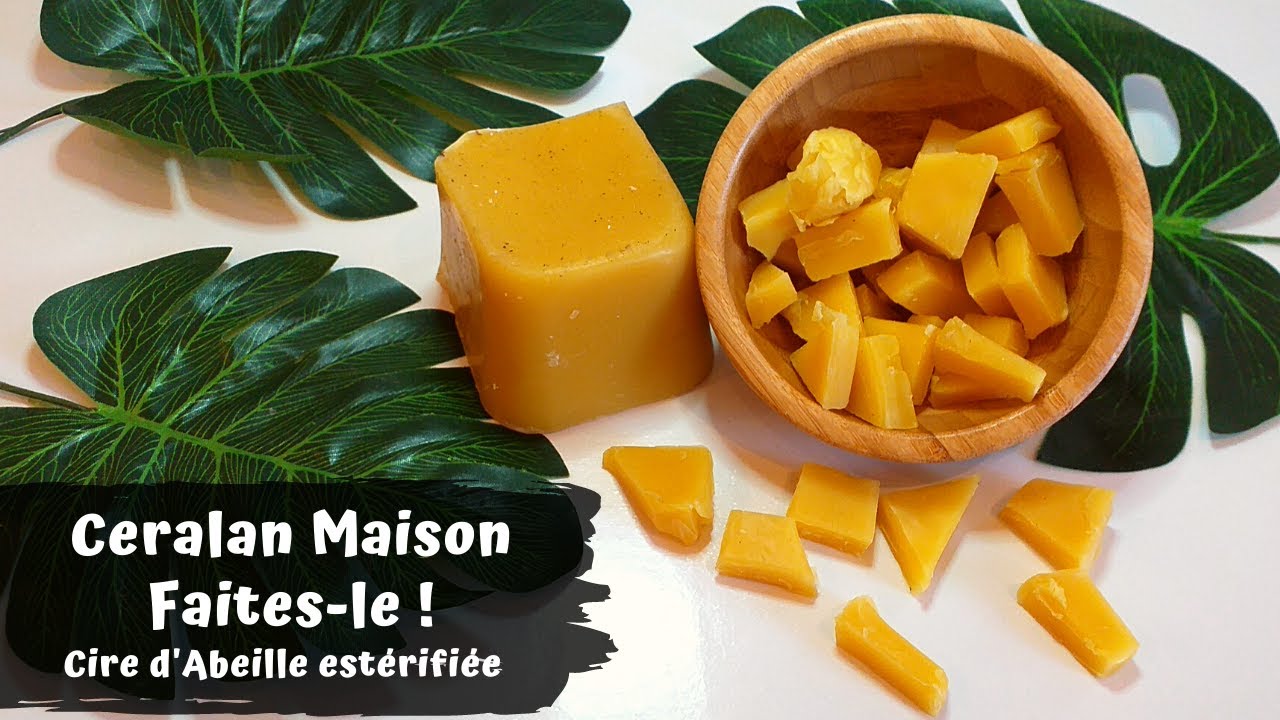 Ceralan Maison ↑↑ Cire d'Abeille Estérifiée ↑↑ Pour des baumes plus fins, légers et moins gras↑↑