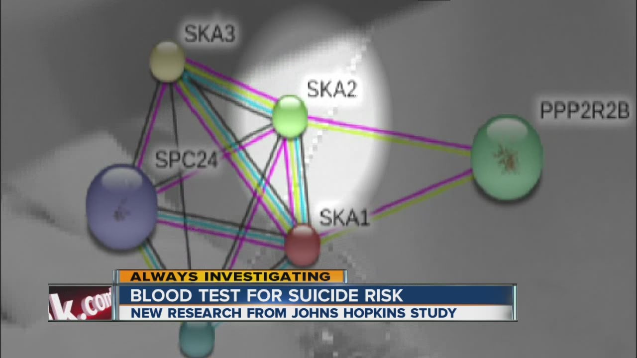 Blood test for suicide risk