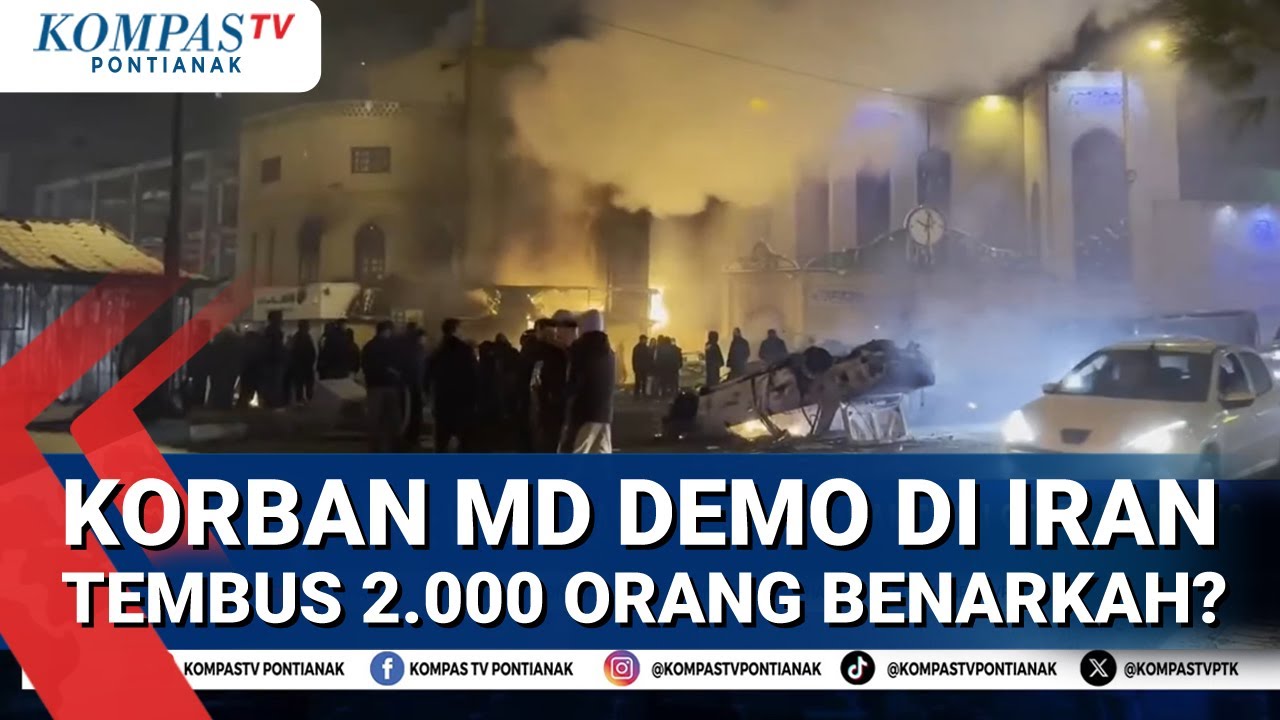 Sejumlah Aktivis Sebut Jumlah Korban Akibat Protes di Iran Tembus 2.000 Orang