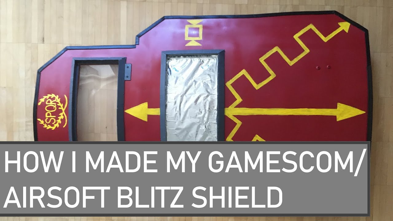 How I Made My Rainbow Six Blitz Shield for Airsoft/Gamescom
