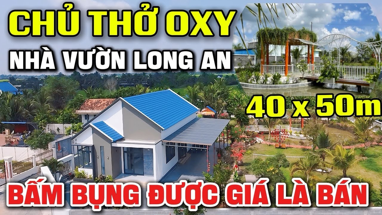 Tập 287 CHỦ THỞ OXY Hạ Mạnh 1 Tỷ | Bán Nhà Vườn 2.100m2 Gần Quốc Lộ 50 | Khu Vườn Cây Ăn Trái !!!