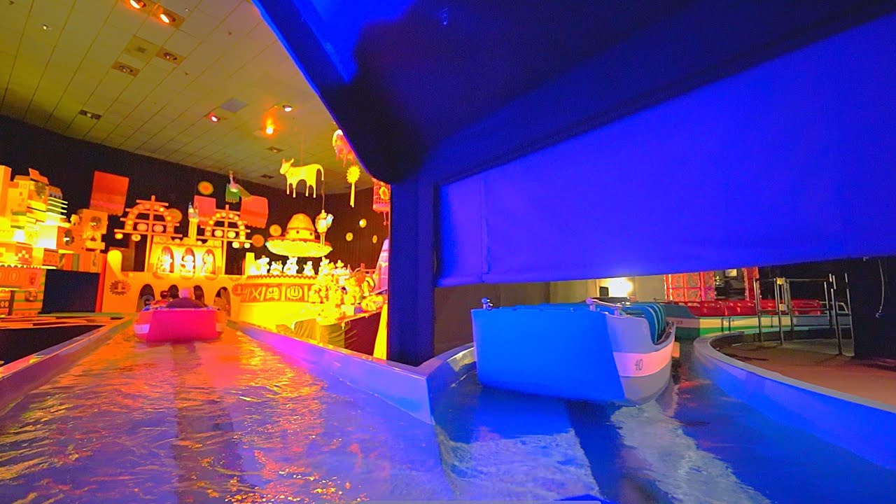 [APRIL 2022] ITS A SMALL WORLD RIDE - DISNEYLAND - FRONT ROW POV - LOWLIGHT