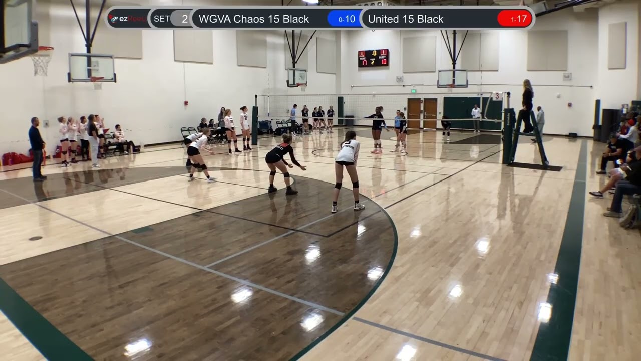 WGVA Chaos 15 Black vs United 15 Black, 2026-03-15, Day 1, Match 6, 2nd Set