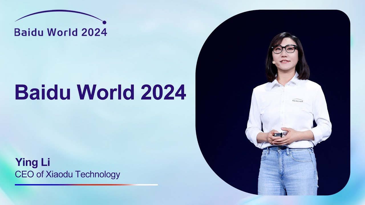 Baidu World 2024 Keynote | Ying Li