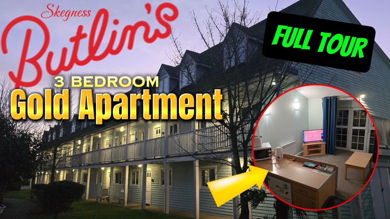 FULL accommodation tour of a 3 Bedroom Gold Apartment at Butlin's Skegness
