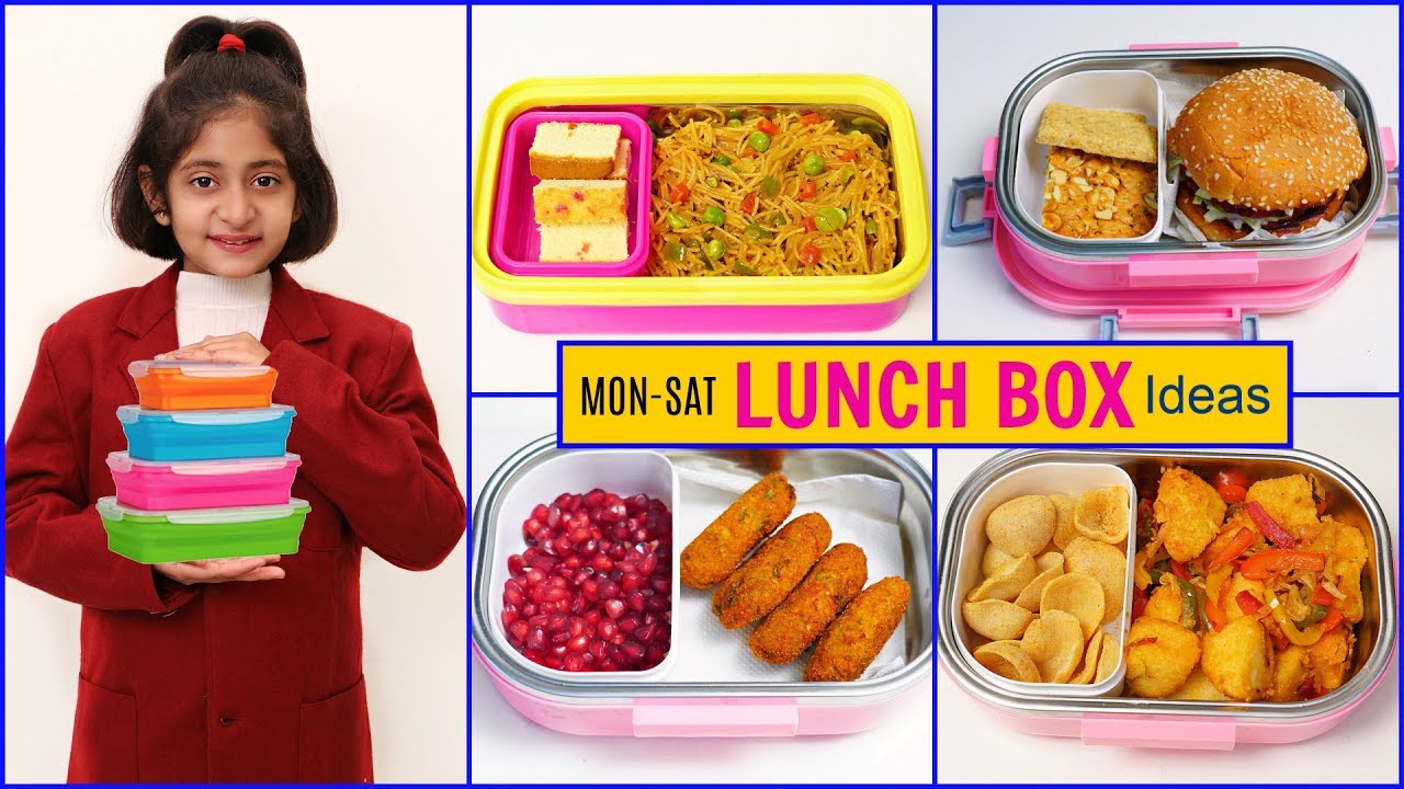 MONDAY To SATURDAY Kids LUNCH BOX Recipes | #Snacks #Winter #Anaysa #CookWithNisha