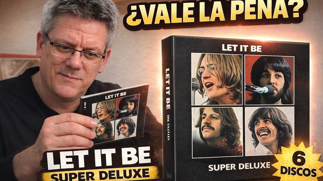 Unboxing The Beatles Let It Be  Special Edition (SUPER DELUXE) (5CD + 1BLU-RAY)