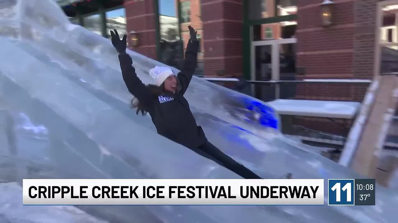 WATCH: A morning at the Cripple Creek Ice Festival