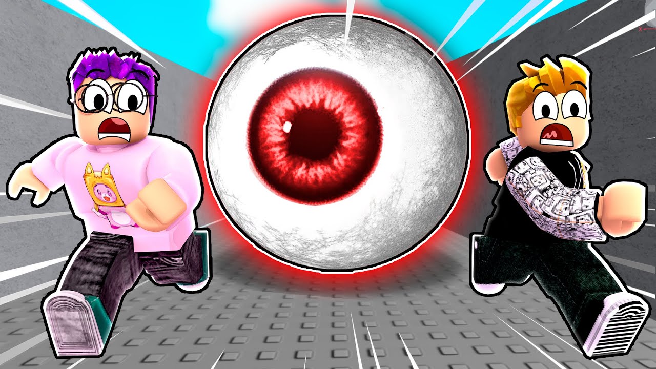 Can We Escape RUNNING HEAD EYES In ROBLOX!? (SECRET LANKYBOX ENDING!)