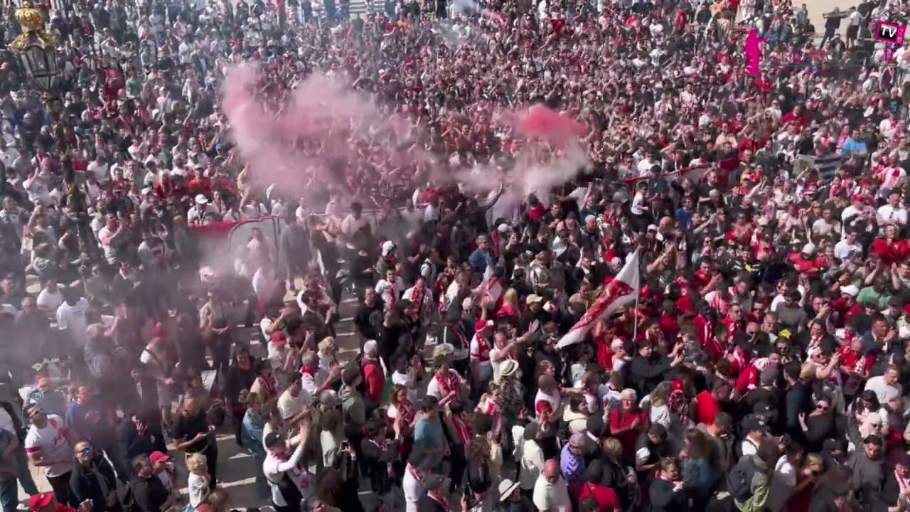 Les supporters de l’ASNL fêtent le retour en Ligue 2