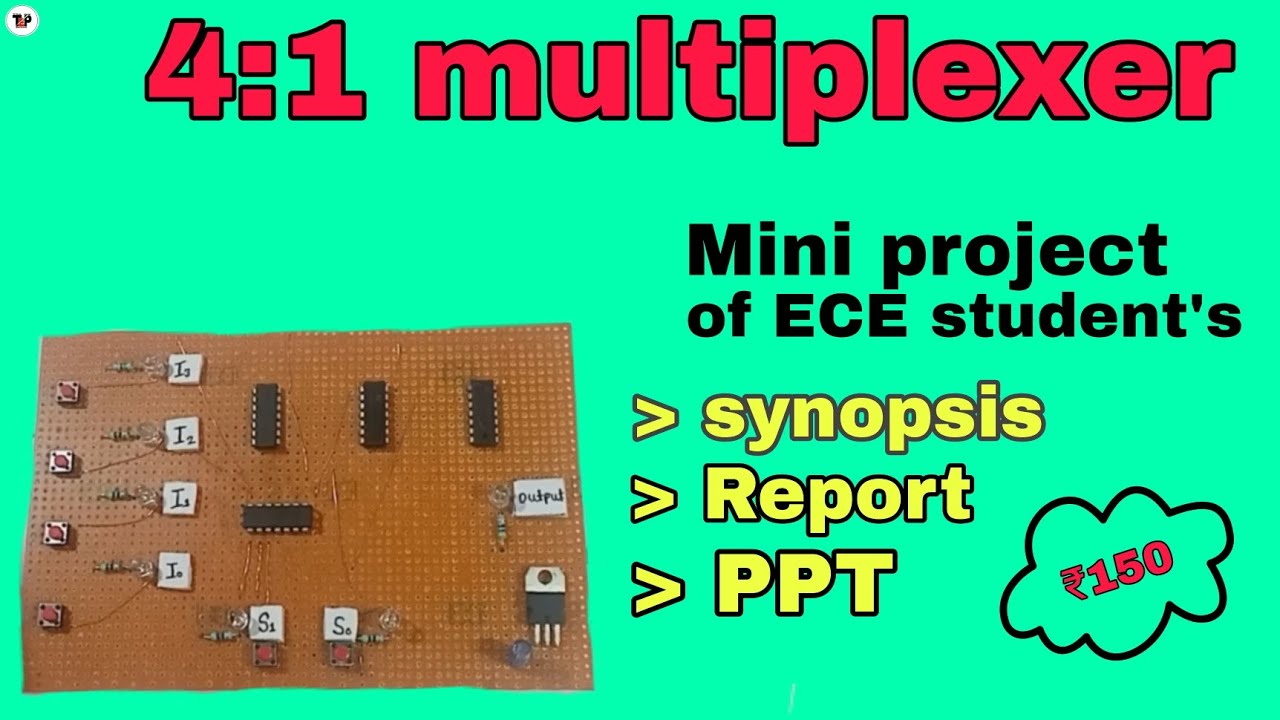 How to Make 4:1 multiplexer || Mini project of ECE student's