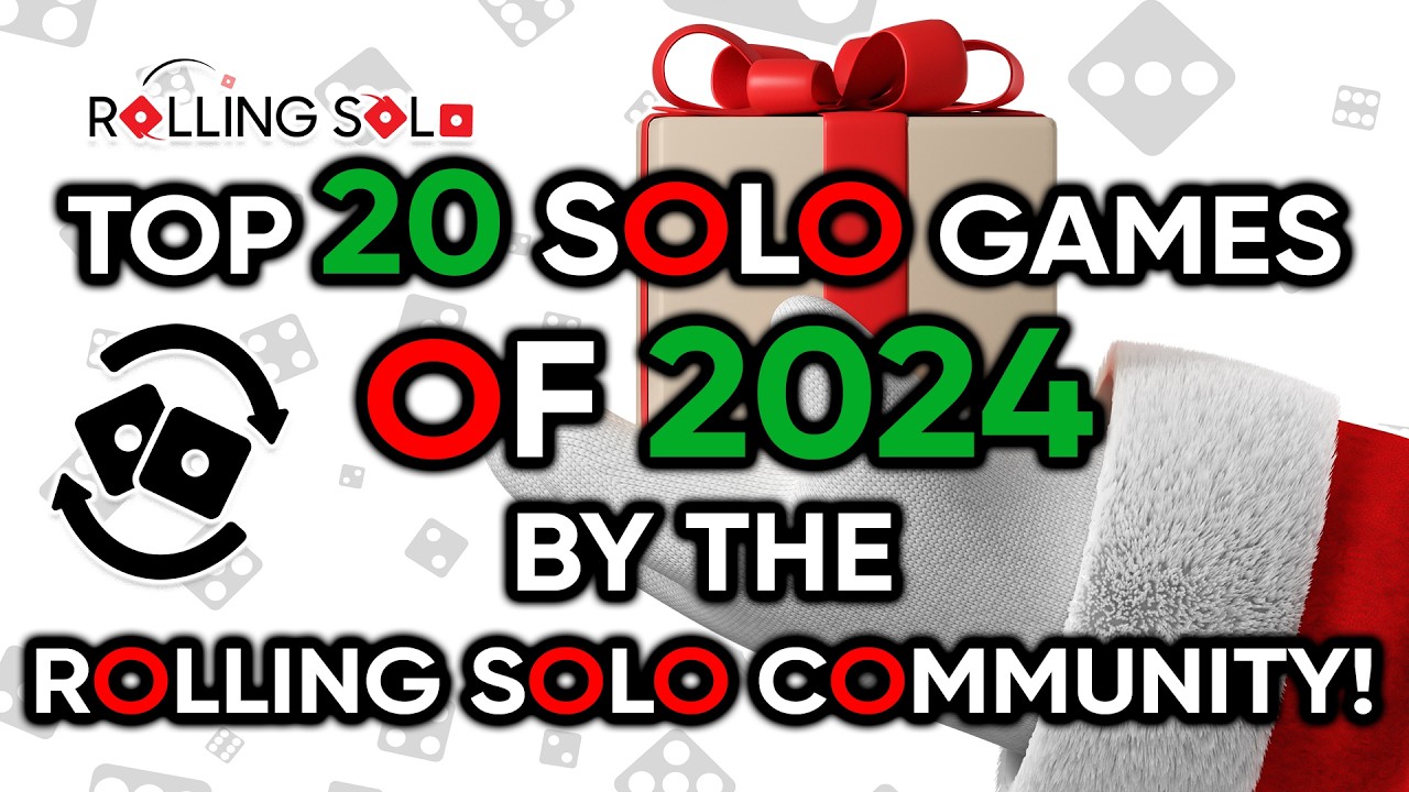 Top 20 Solo Board Games Of 2024 By The Rolling Solo Community